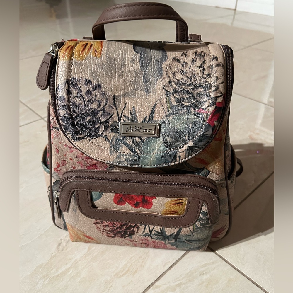 MultiSac woman’s Valencia floral backpack